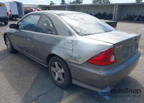 2005 Honda Civic Ex z USA, uszkodzony, nr VIN 1HGEM21925L048643